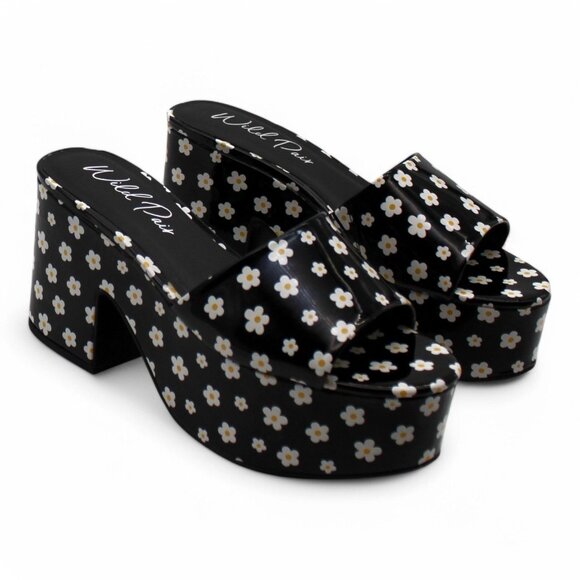 Melborne Womens Platform Sandals - Picture 2 of 9